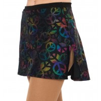 PEACE PRINT SKIRT