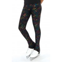 PEACE PRINT HEEL LEGGING