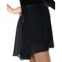 Black Dance Wrap Skirt.