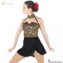 Black Gold Competition skating dress