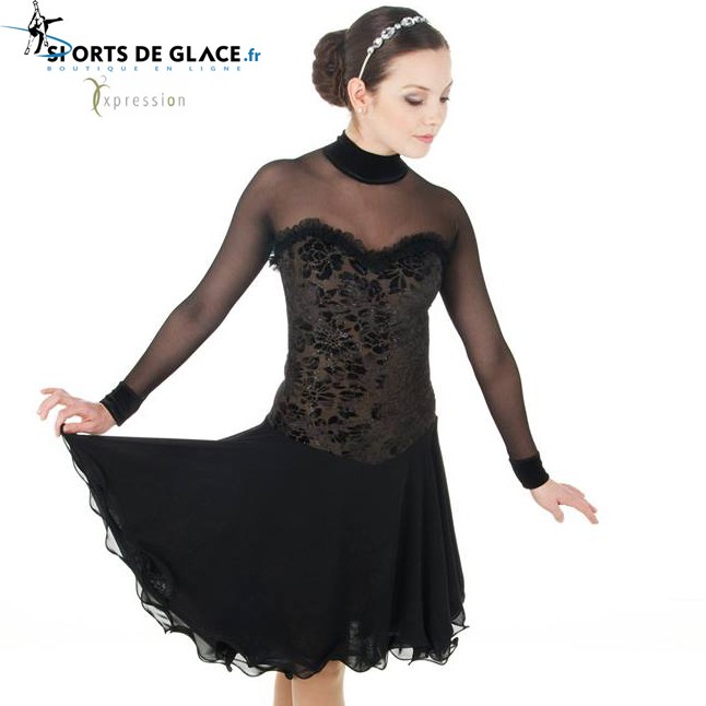 Robe de danse le cygne noir SPORTS DE GLACE France