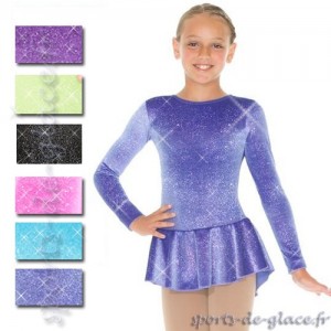 Mondor 12930 Royal Blue Velvet Glitter Dress 
