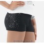 Rhinestones design skating shorts