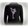 Veste de patinage strass Patineuse