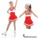 white and Red Xpresion skating dress