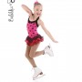 Dotty pink skating dress