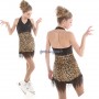 Wild Leopard skating dress