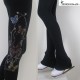 Pantalon couvre talon polaire a Strass