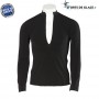 Chemise Homme patinage danse de salon noire