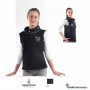 Sagester fleece Waistcoat with swarovski rhinestones