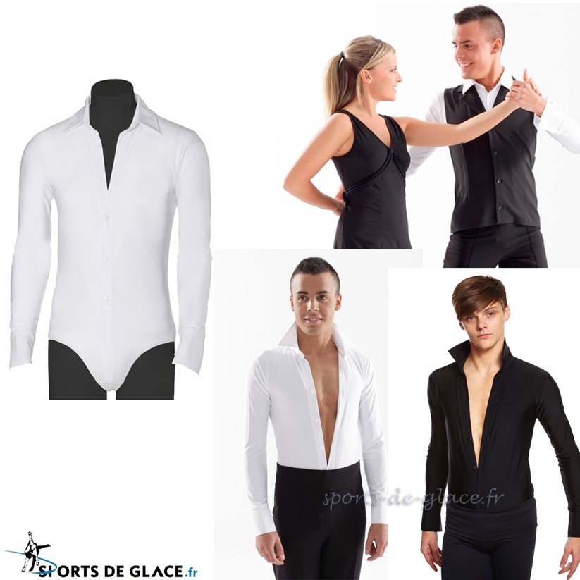Chemise homme patinage danse SPORTS DE GLACE France