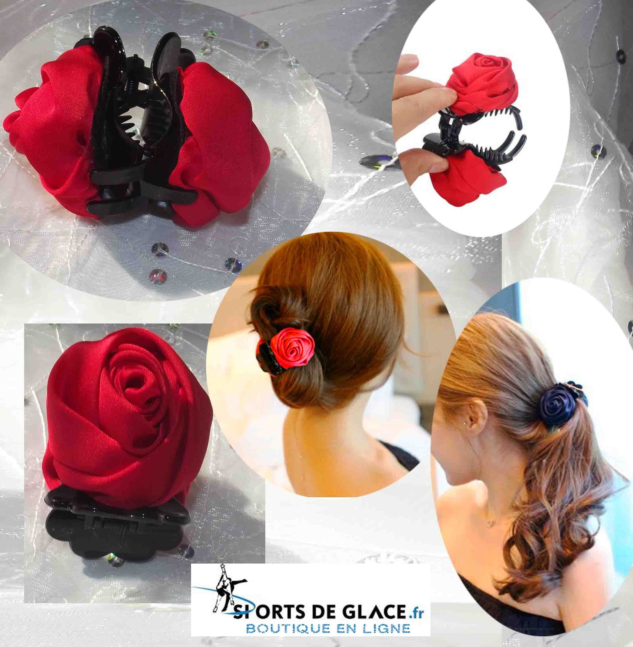 red rose hair clip near me