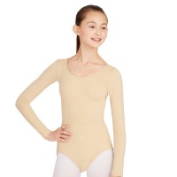 long sleeves nude leotard