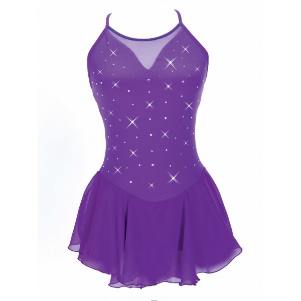 Robe Patinage Artistique Femme Robe Patinage Artistique Violet