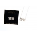 SK8 Crystal necklace or pin's