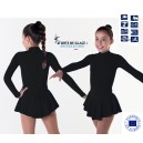 warm fleece skating dress