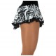 Zebra skating skirt