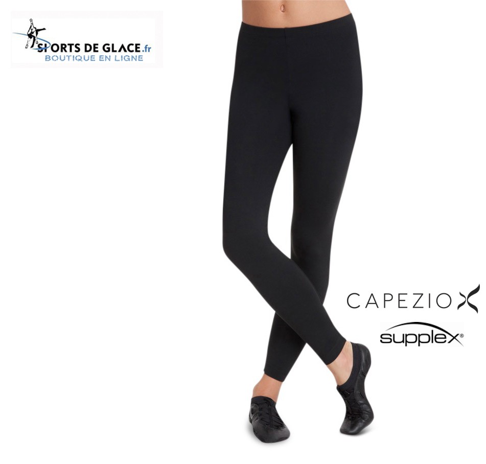 Capezio black supplex leggings - SPORTS DE GLACE France