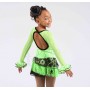 Robe de patinage Espagnole verte