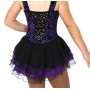 Robe Purple and Black Swan