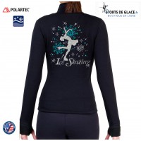 Veste polaire Blue Snowflake