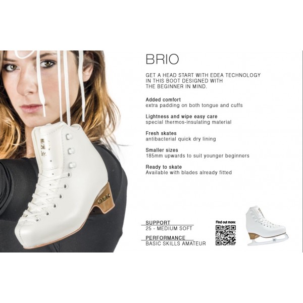 Edea Brio Ice skates with Balance blades SPORTS DE GLACE France