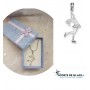 Collier pendentif patineuse