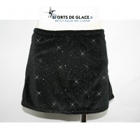 Gliiter velvet box skirt