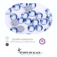 Strass Bleu clair Qualité supérieure 4 mm