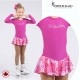 Elite Pink practice ice skating dress