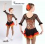 Fire spanish skating dress 6-8