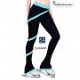 NY2 aqua spiral fleece pants