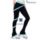 NY2 aqua spiral fleece pants