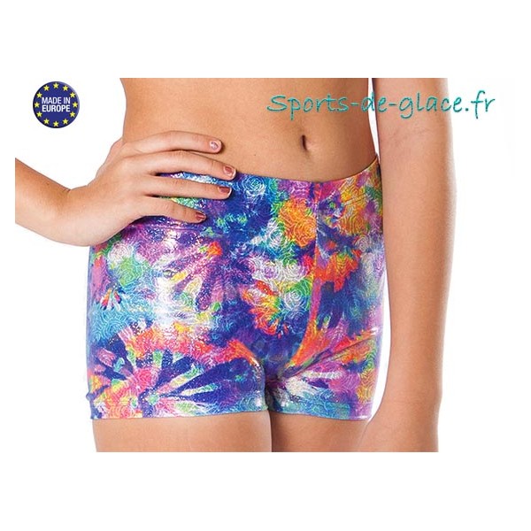 Short de sport Multicolore brillant - SPORTS DE GLACE France