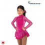 Tunique de patinage Starshine rose