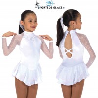 Tunique de patinage Starshine blanche