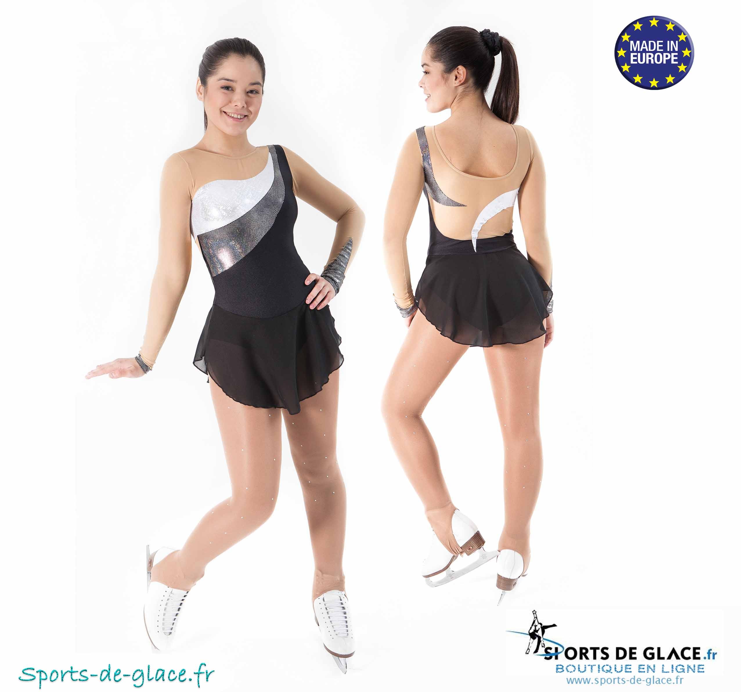 Trio Ice Roller skating dress SPORTS DE GLACE France