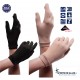 black or skin color fleece gloves