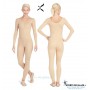 Nude long sleeves unitard