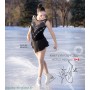 Beaded classic Black Swan skating dress