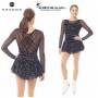 Robe De patinage Mondor Black Velbet