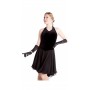 Classical velvet ice dance dress