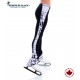 Legging de patinage Sk8 noir et blanc