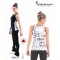 black and white SK8 tank top