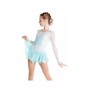 Robe de patinage féérie sur glace Bleu Aqua