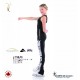 Legging de patinage noir et blanc