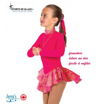 Fire Pink Fancy Fleece Dress Fire Pink Fancy Fleece Dress