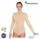 Nude skating or dance leotard