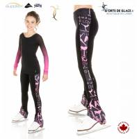 Legging de patinage noir et blanc