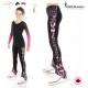 Legging de patinage SK8 noir et rose